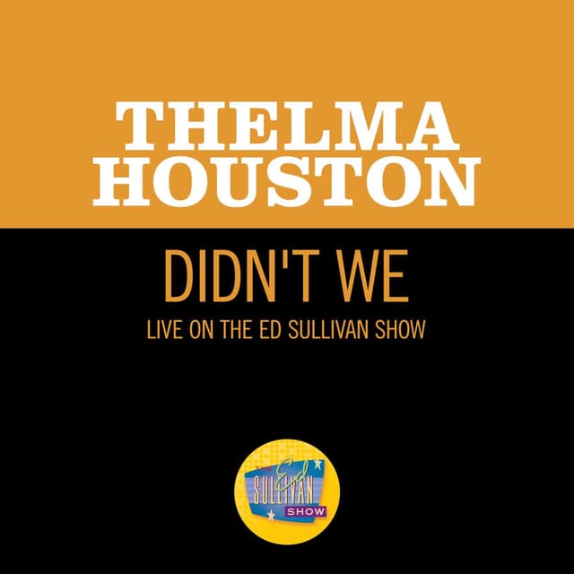 Didn't We (Live On The Ed Sullivan Show, December 28, 1969) cover