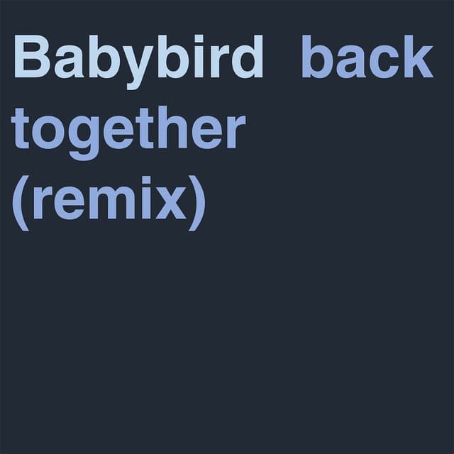 Back Together (Remix) cover
