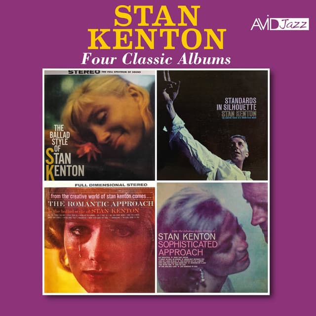 Four Classic Albums (The Ballad Style of Stan Kenton / Standards in Silhouette / The Romantic Approach / Sophisticated Approach) ( cover