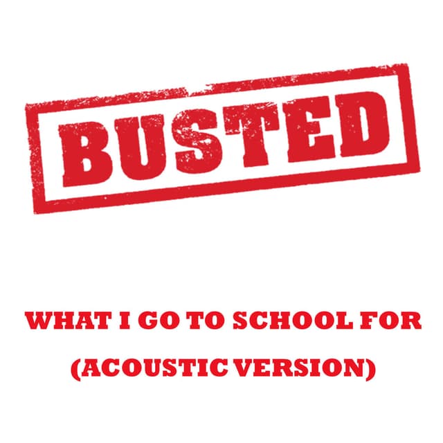 What I Go To School For (Acoustic Version) cover