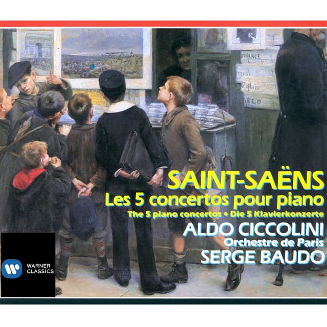 Saint-Saëns: Les cinq concertos pour piano cover