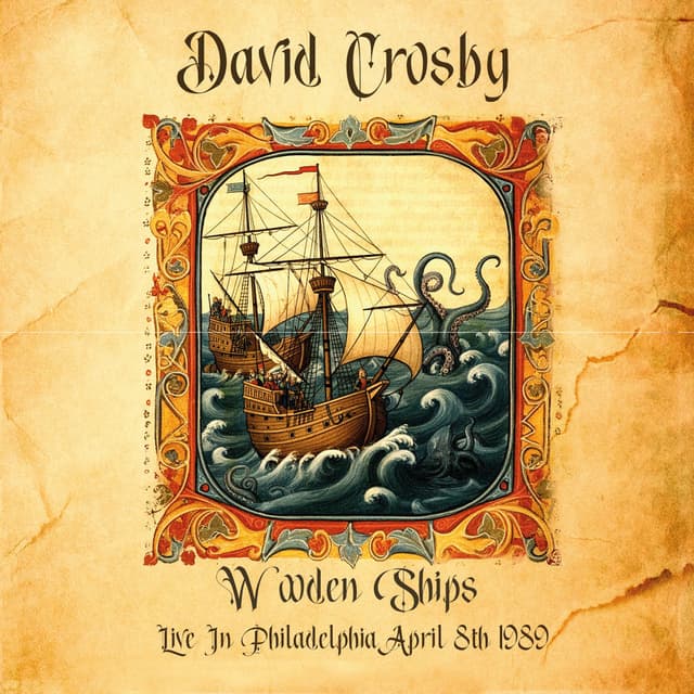 Wooden Ships: Live in Philadelphia April 8th 1989 cover