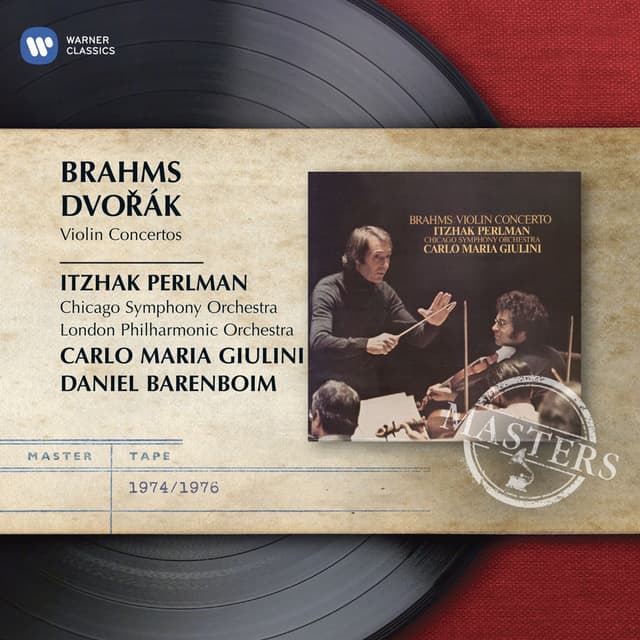 Brahms & Dvořák: Violin Concertos cover