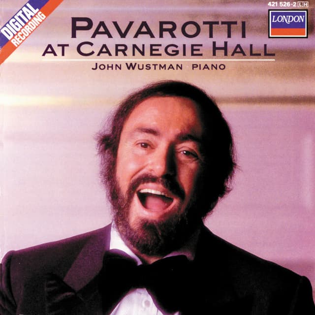 Pavarotti at Carnegie Hall cover