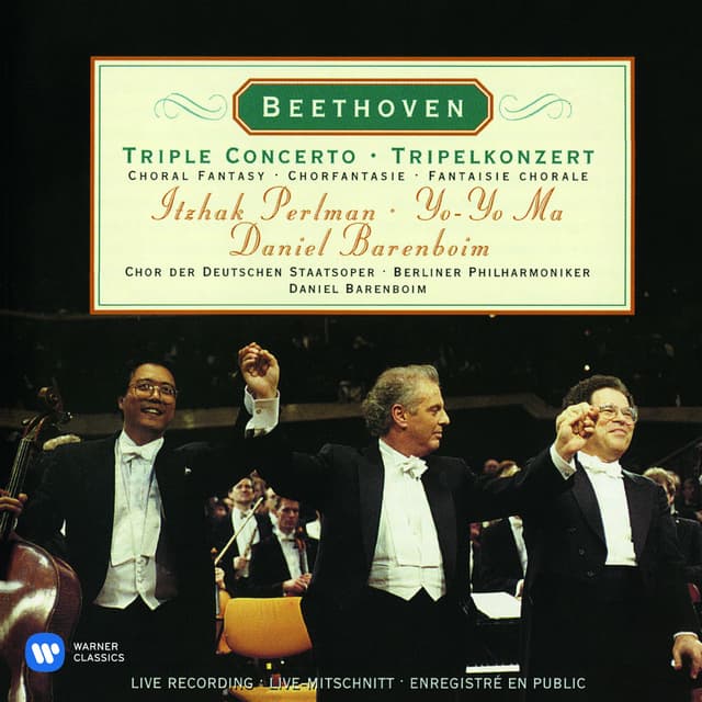 Beethoven: Triple Concerto, Op. 56 & Choral Fantasy, Op. 80 cover