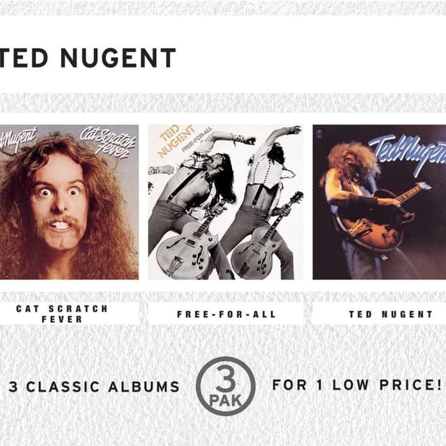 Cat Scratch Fever/Free-For-All/Ted Nugent (3 Pak) cover