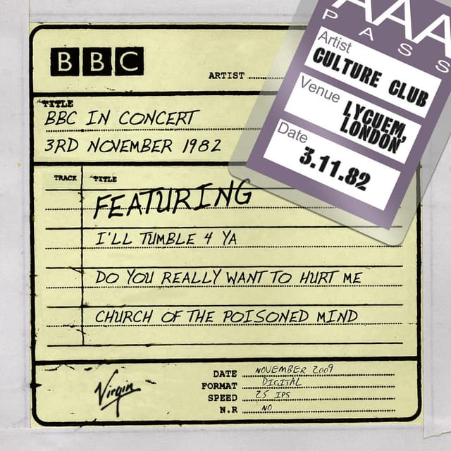 BBC In Concert cover