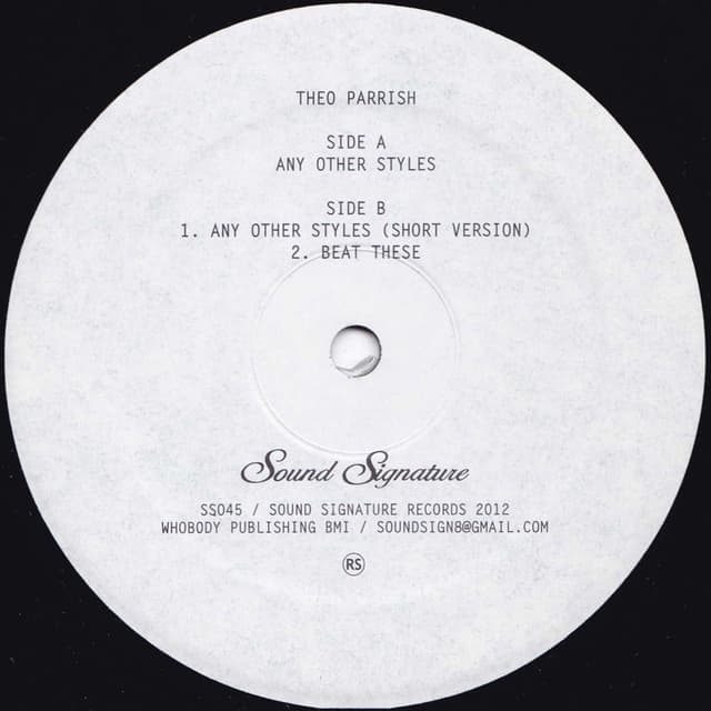 Any Other Styles cover