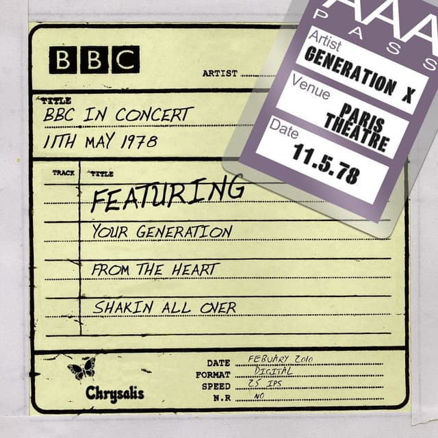 BBC in Concert (11 May 1978) cover
