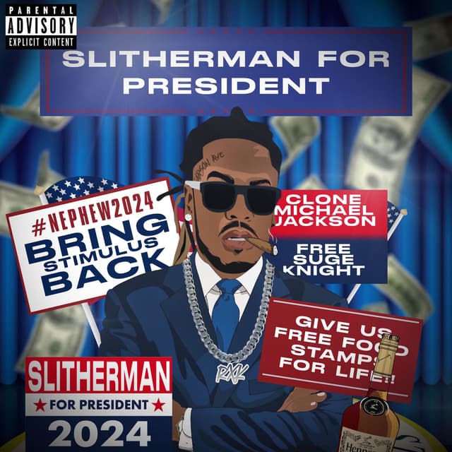 Slitherman for President cover