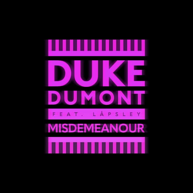 Misdemeanour (Feat. Låpsley) cover