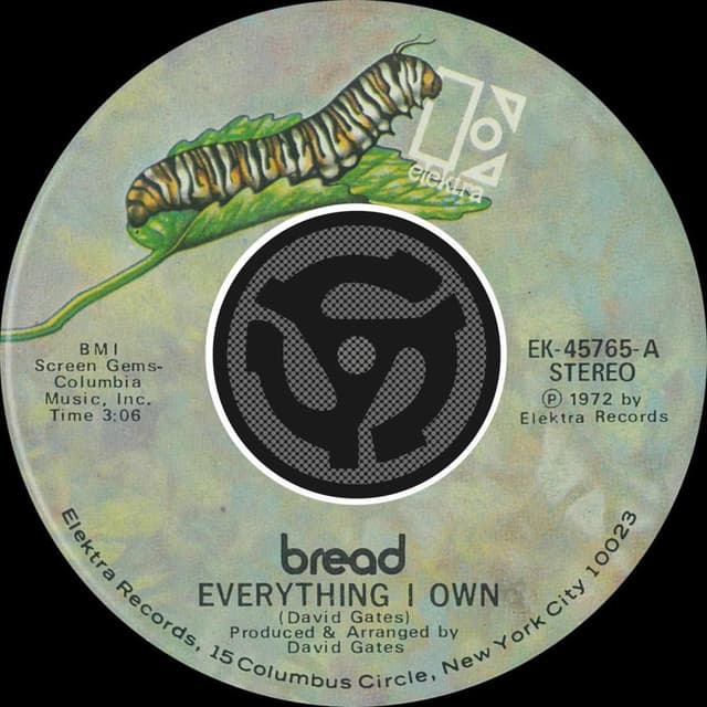 Everything I Own / I Don't Love You (45 Version) cover