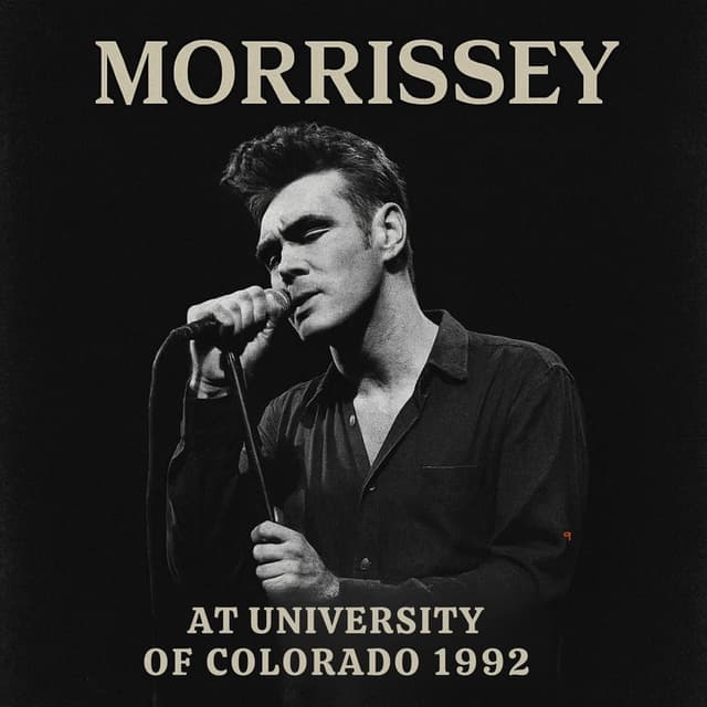 Morrissey at University of Colorado 1992 cover