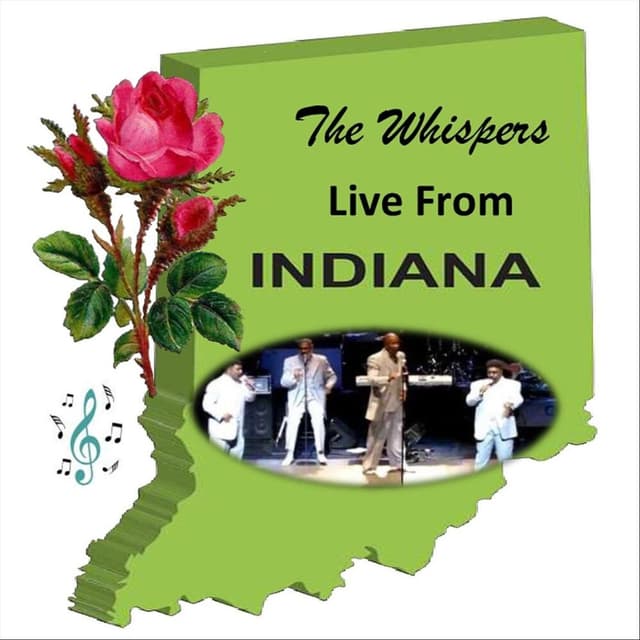The Whispers Live from Indiana cover