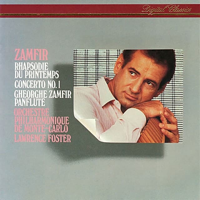 Zamfir: Rapsodie du printemps; Panpipes Concerto No. 1 cover
