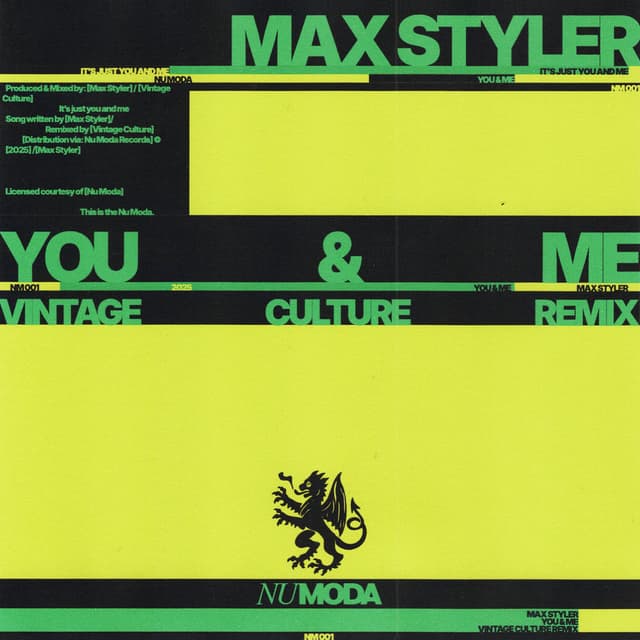 You & Me (Vintage Culture Remix) cover