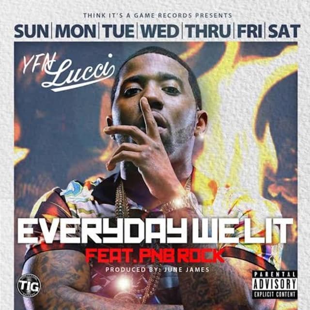 Everyday We Lit (feat. PnB Rock) cover