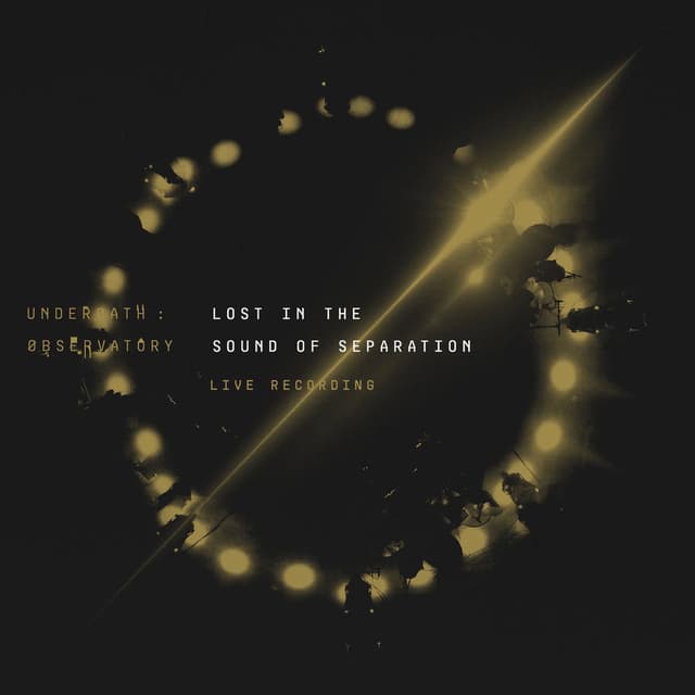 LOST IN THE SOUND OF SEPARATION LIVE RECORDING cover