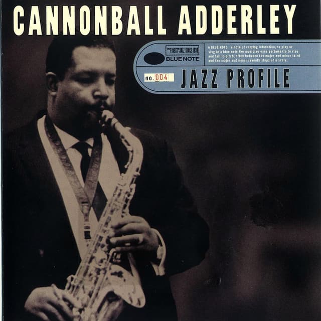 Jazz Profile: Cannonball Adderley cover