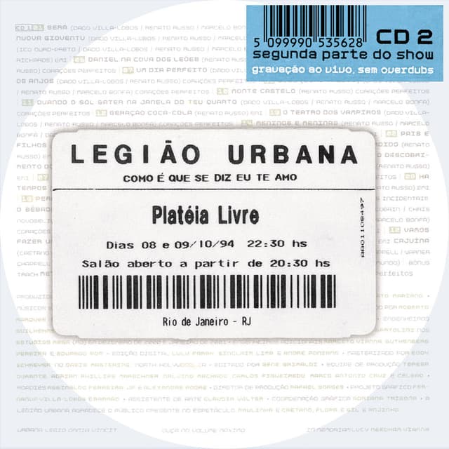 Como É Que Se Diz Eu Te Amo (Ao Vivo / Vol. 2) cover