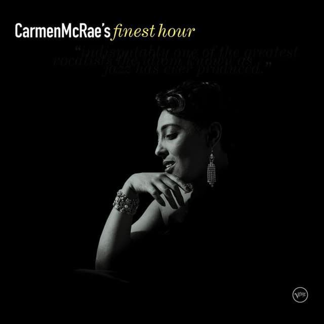 Carmen McRae’s Finest Hour cover