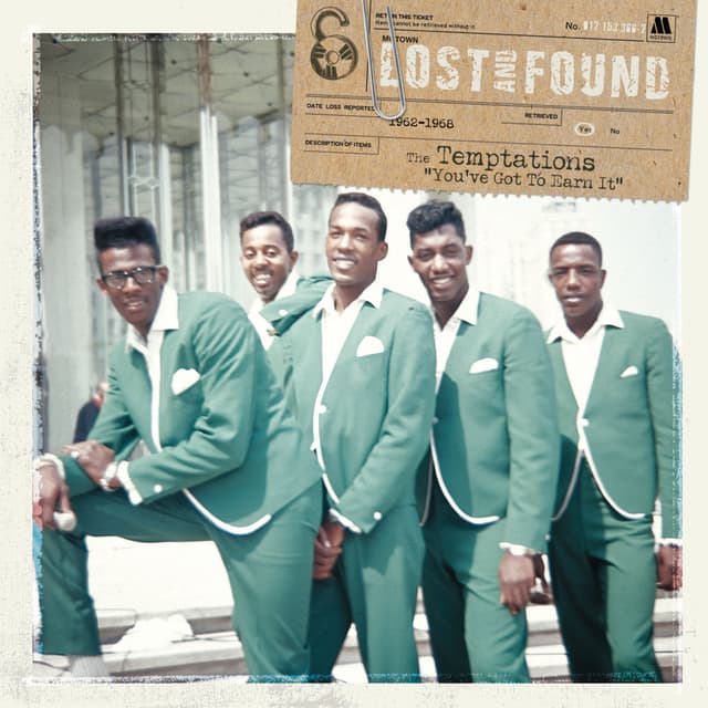 Lost & Found:The Temptations: You've Got To Earn It (1962-1968) cover