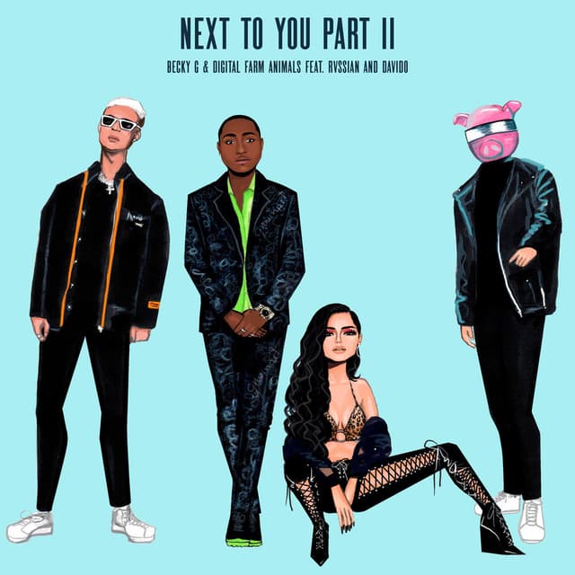 Next To You Part II (feat. Rvssian & Davido) cover