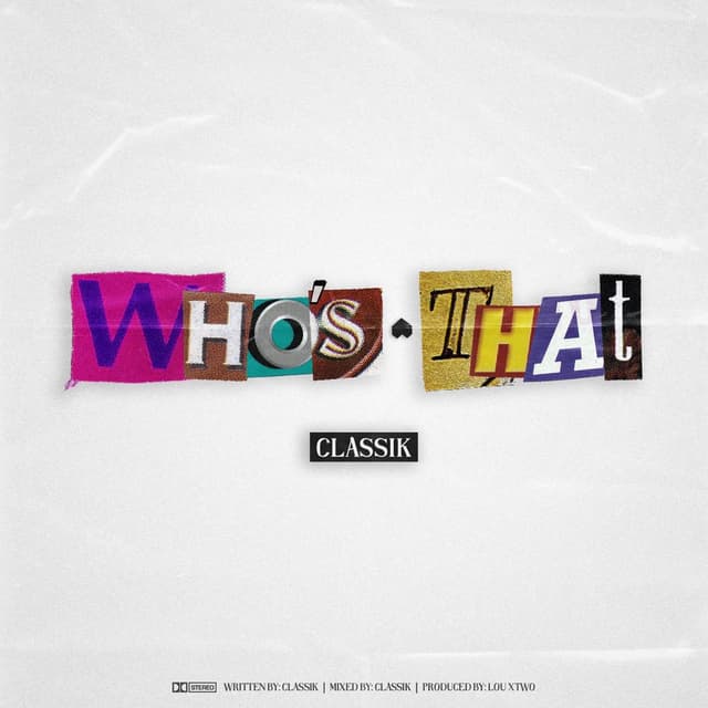 Who's That cover