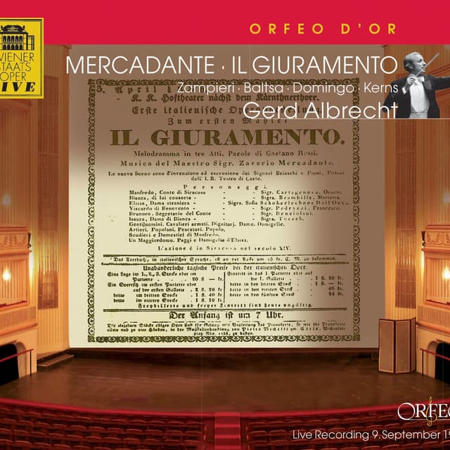 Mercadante: Il giuramento (Live) cover