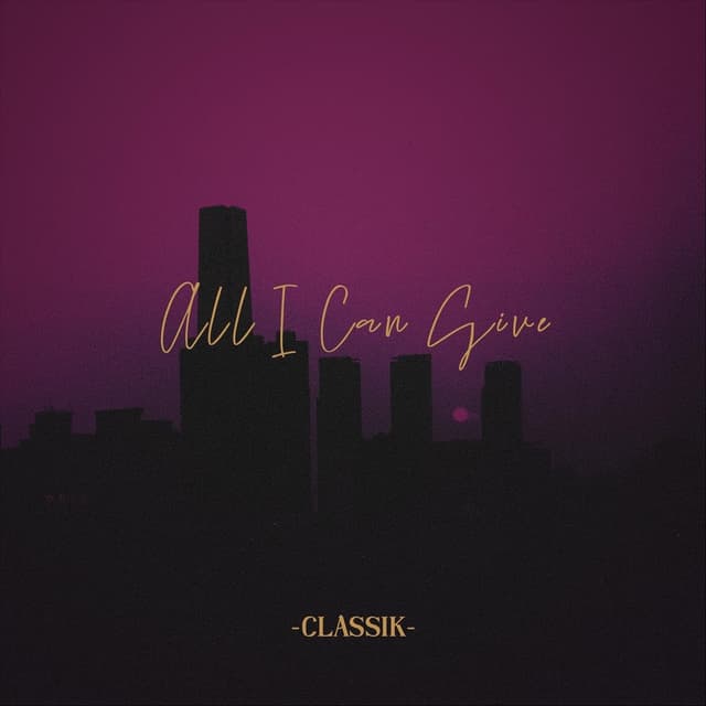 All I Can Give cover