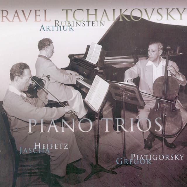 Rubinstein Collection, Vol. 25: Ravel: Trio in A Minor; Tchaikovsky: Trio in A Minor, Op. 50 cover