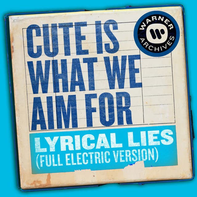 Lyrical Lies (Full Electric Version) cover
