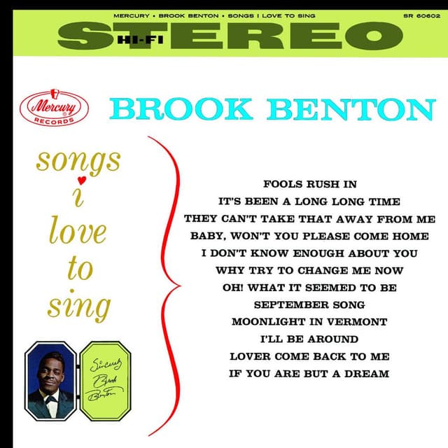 Songs I Love to Sing cover