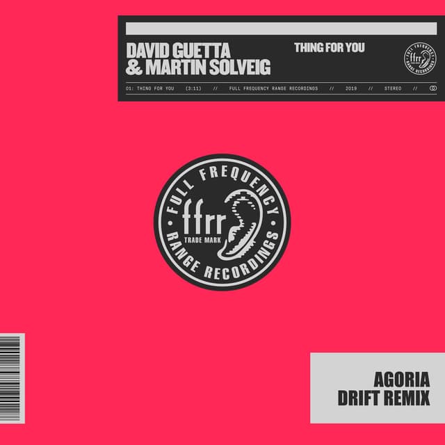 Thing For You (Agoria Drift Remix) cover