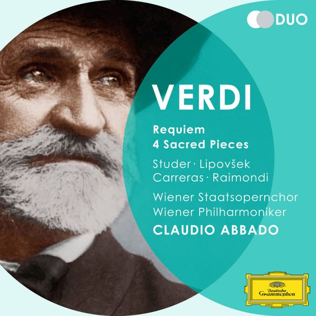 Verdi: Requiem; 4 Sacred Pieces cover