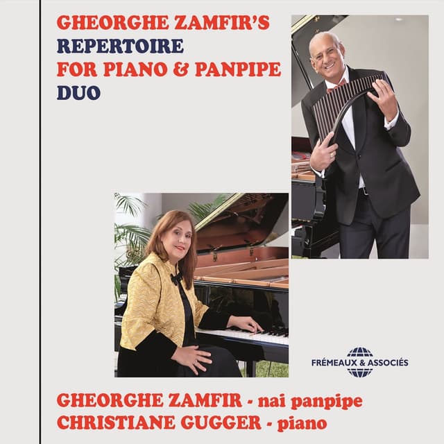 Gheorghe Zamfir's Repertoire for Piano & Panpipe Duo cover