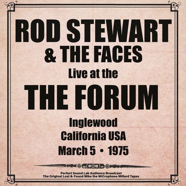 The Forum, Inglewood, CA - 5th March 1975 (Live from LA Forum) cover