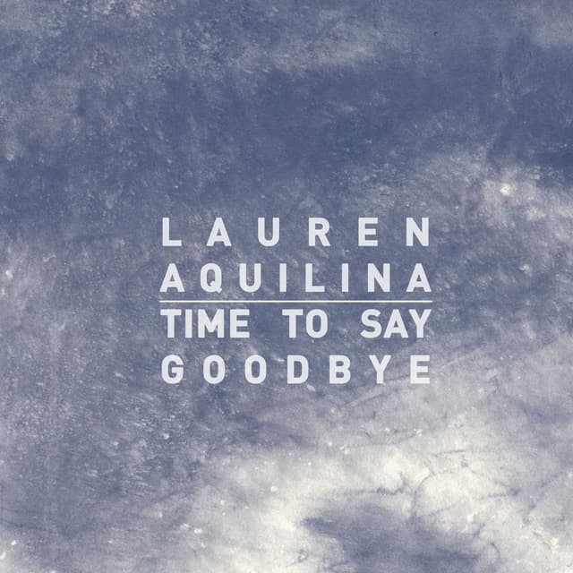 Time To Say Goodbye cover
