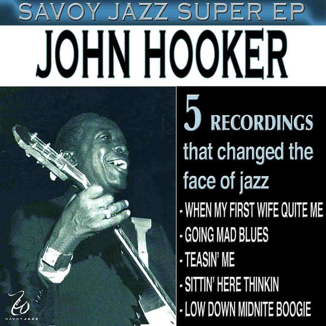 Savoy Jazz Super EP: John Hooker album cover