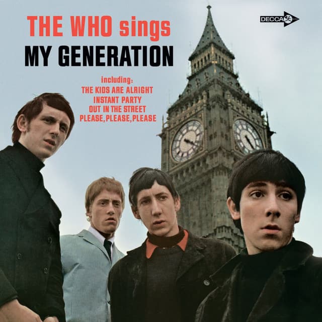 The Who Sings My Generation (U.S. Version) cover