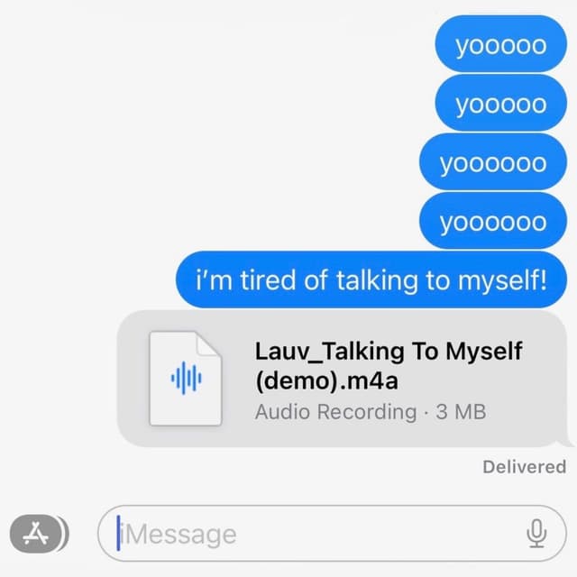 Talking To Myself (demo) cover
