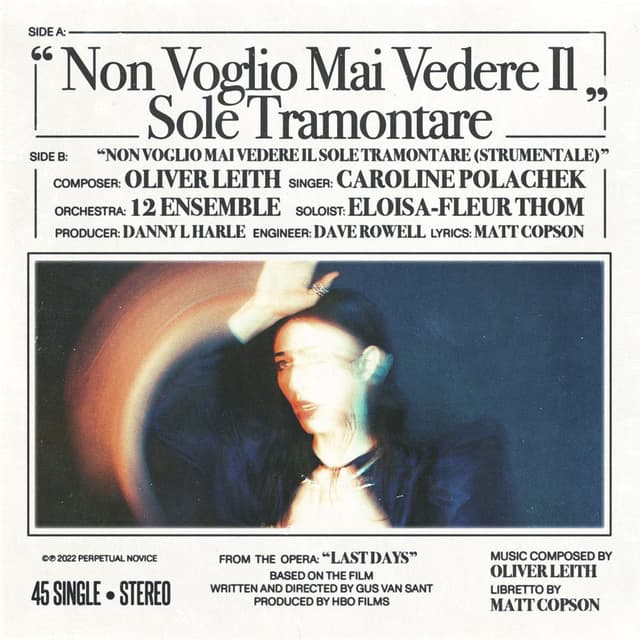 Last Days: Non Voglio Mai Vedere Il Sole Tramontare cover