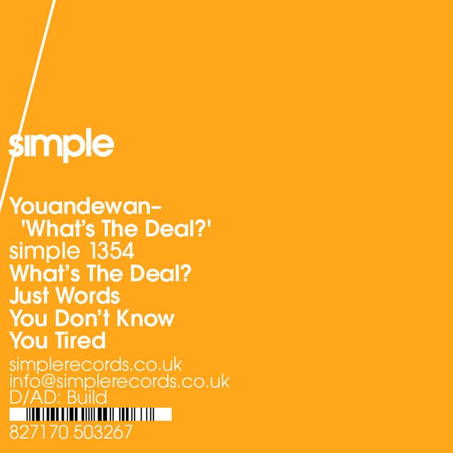 What's The Deal? cover