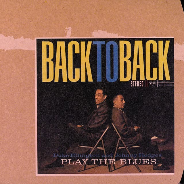 Back To Back (Duke Ellington And Johnny Hodges Play The Blues) cover