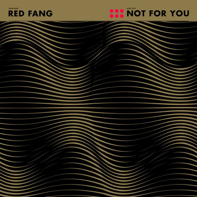 Not for You - Single cover
