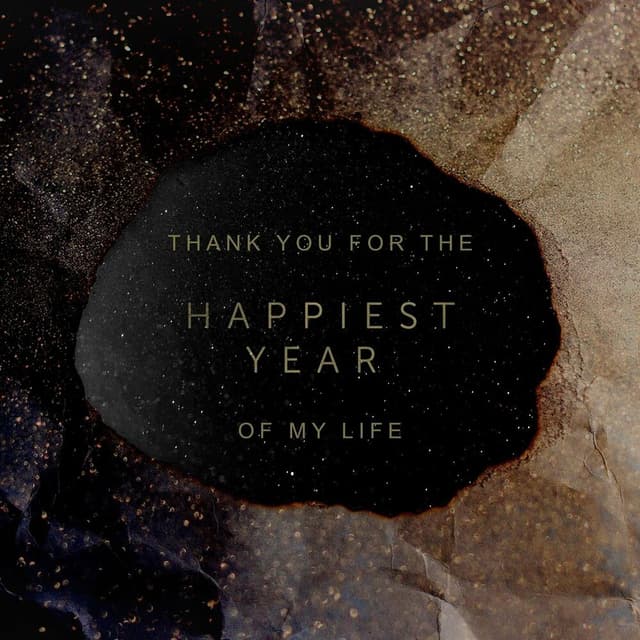 Thank You for the Happiest Year of My Life cover