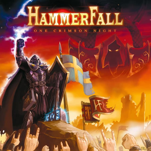 One Crimson Night album cover