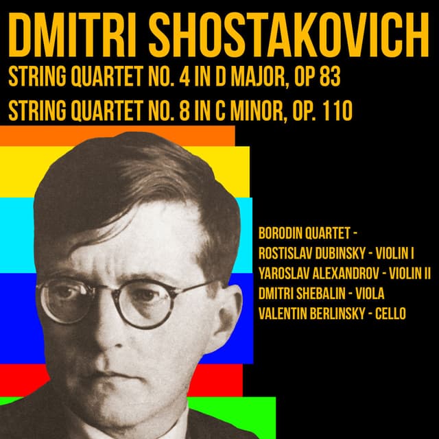 Shostakovich - Quartet No. 4 & Quartet No. 8 cover