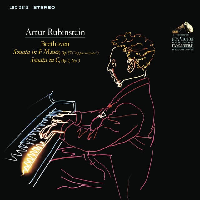 Beethoven: Piano Sonata No. 23 in F Minor, Op. 57 "Appassionata" & Piano Sonata No. 3 in C Major, Op. 2 cover
