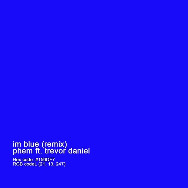im blue (remix) cover